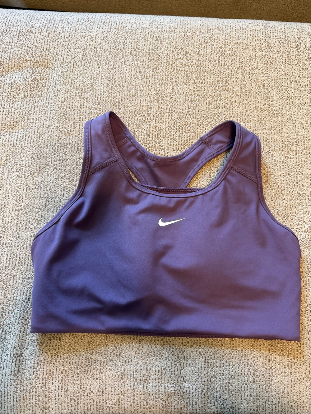 Nike Purple Racerback Sports Bra Size Large